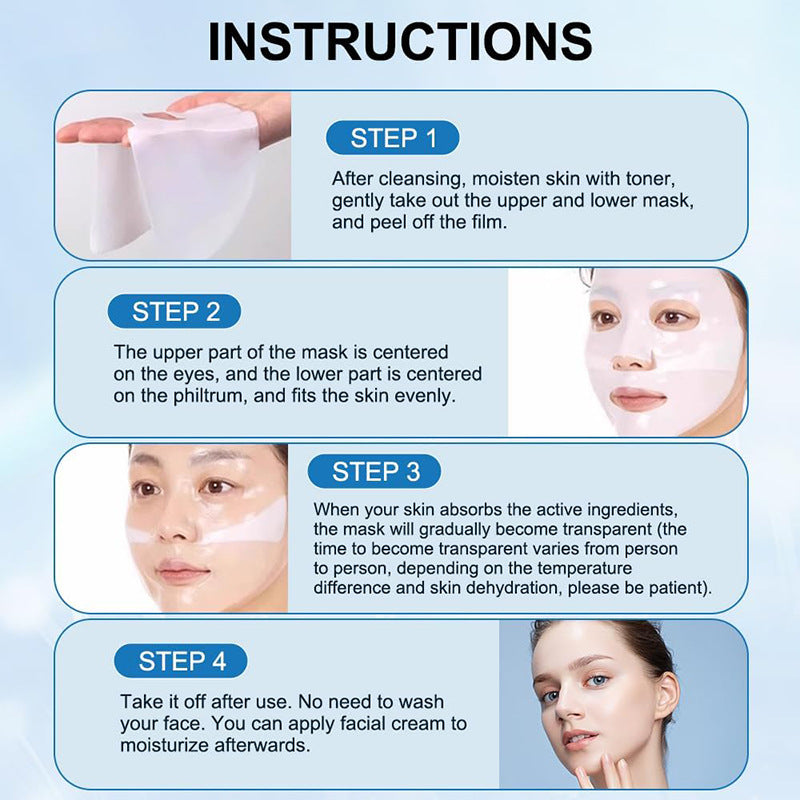 Face Mask Shrink Pore Moisturizing Refreshing Brightening Firming Lift Nourish Skin Care Deep Hydration Moisturizer My Store
