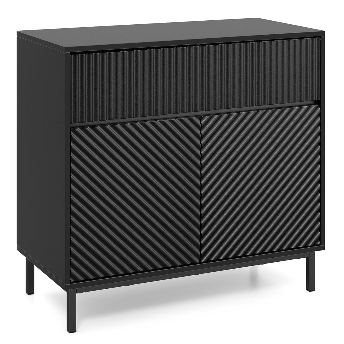 32" Wide Buffet Cabinet with 2 Doors and 1 Drawer for Kitchen