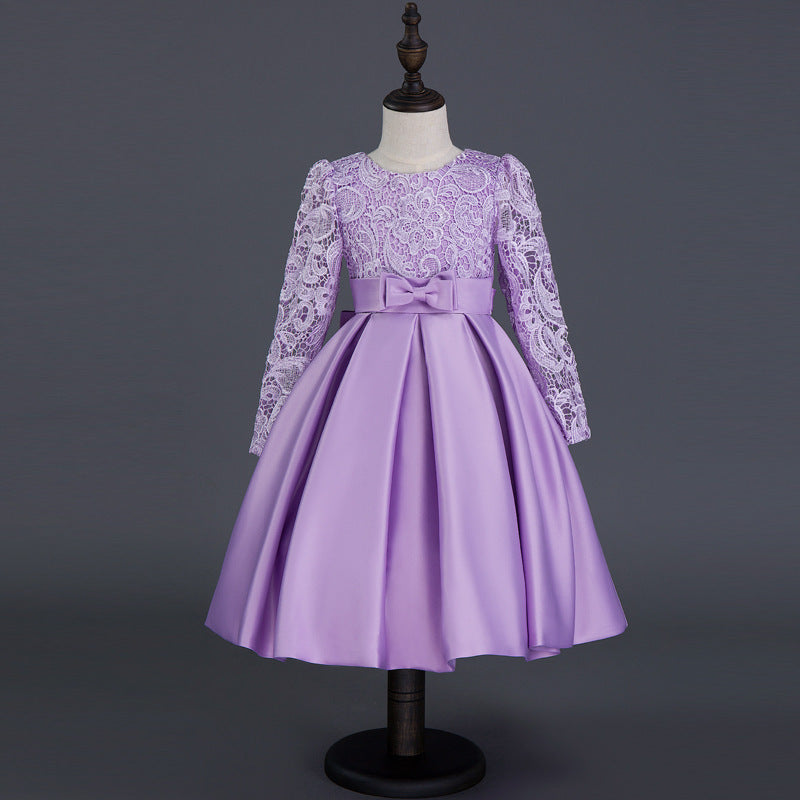 Carisa Purple Lace Princess Dress
