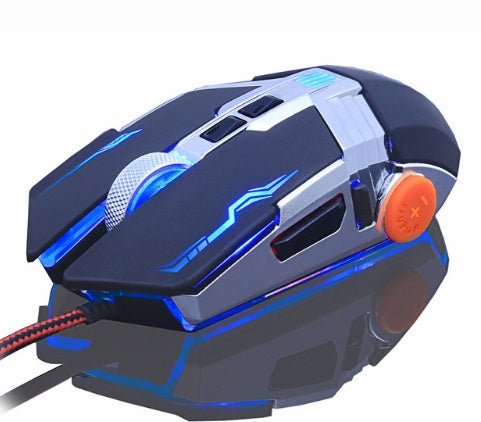 Silent Wired Gaming Mouse for Notebook Computer
