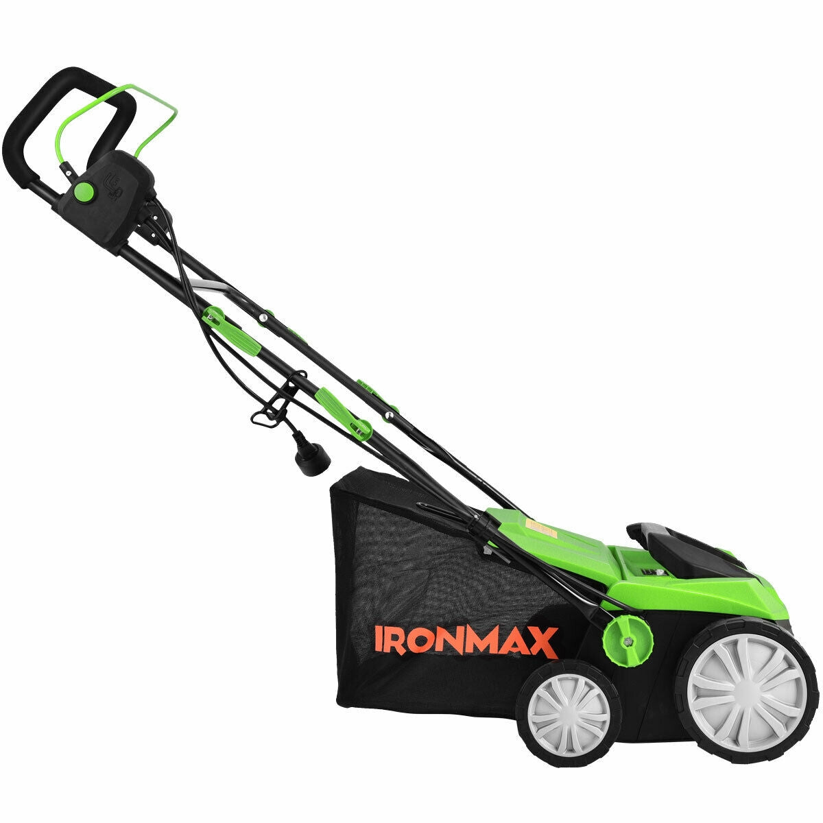 15 Inch 13 Amp Electric Scarifier with Collection Bag and Removable Blades