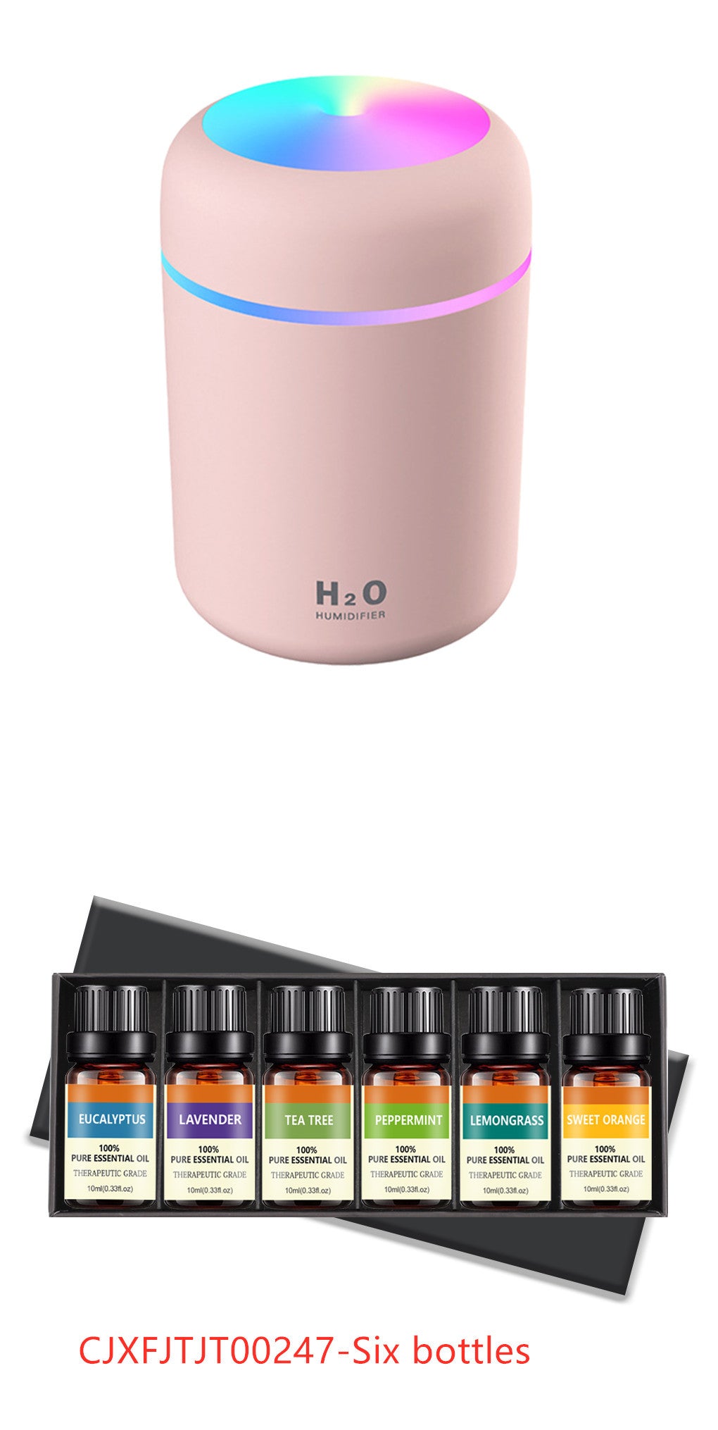Ultrasonic aromatherapy essential oil diffuser