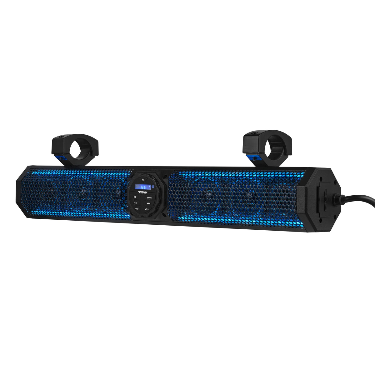 26" Marine Amplified Soundbar with Bluetooth USB & RGB Lighting 6 Speakers 600 Watts DS18