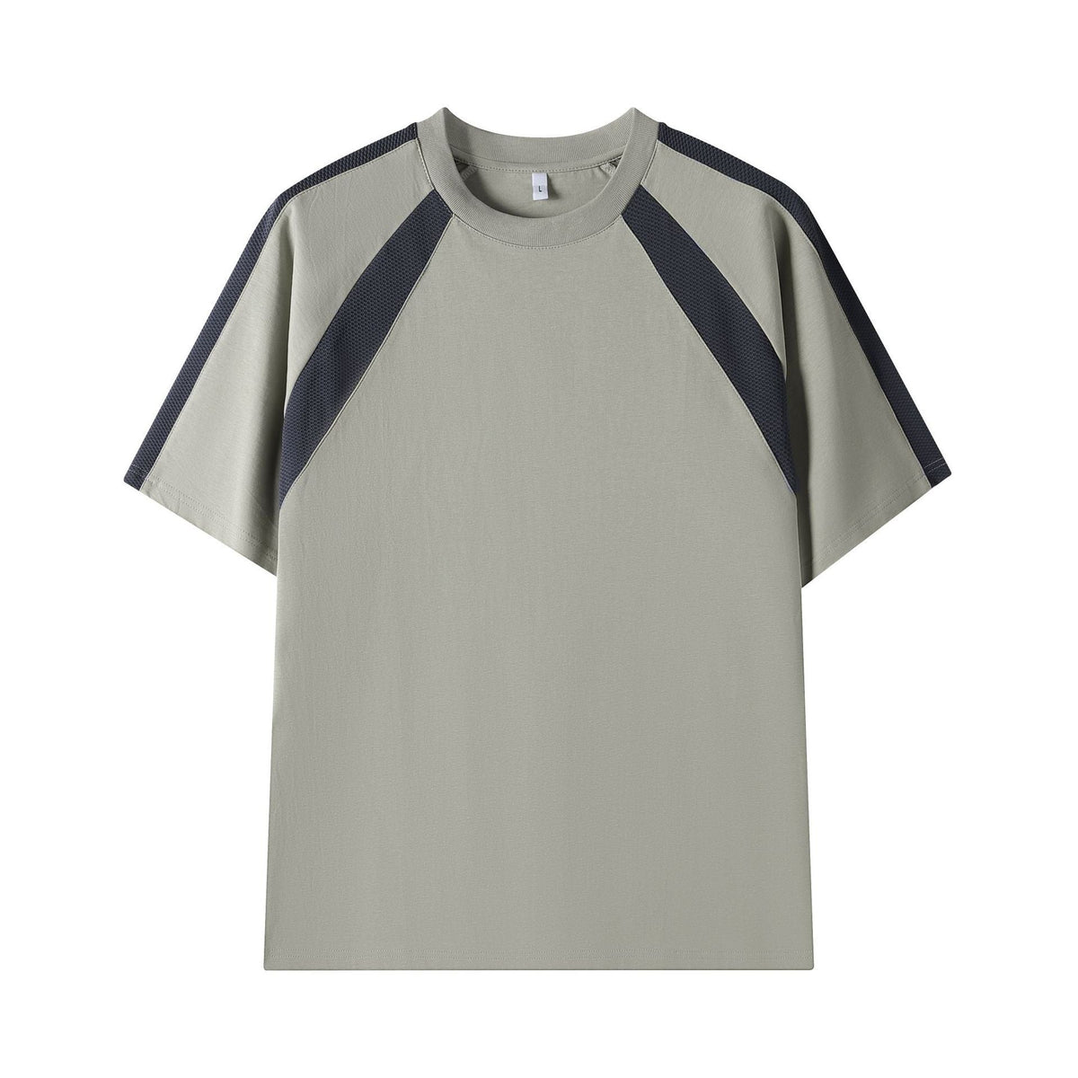 Double Yarn Cotton Round Neck Tee