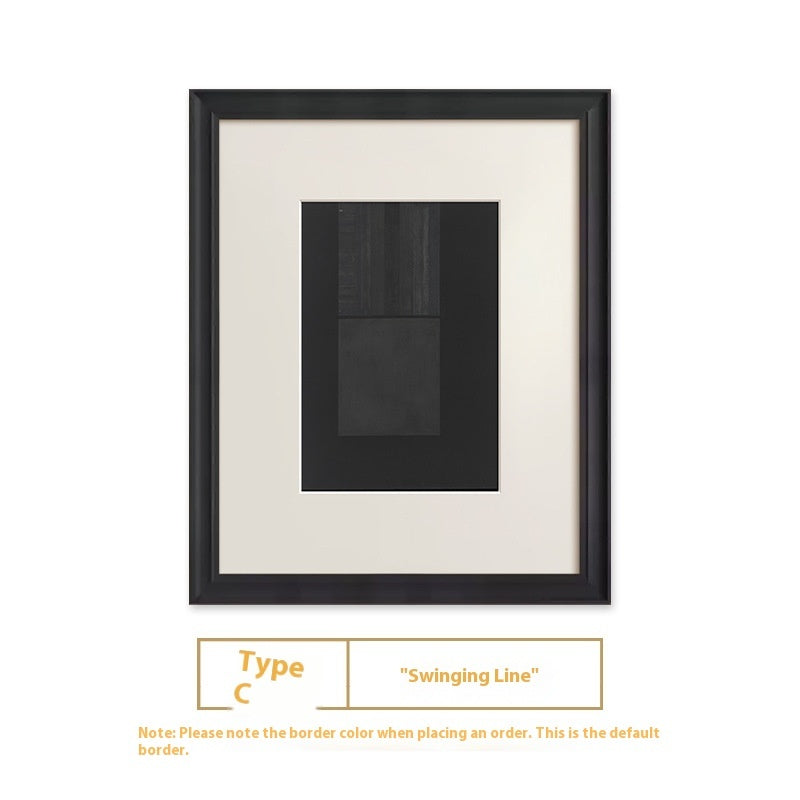 Black And White Lines High-end Abstract Paintingfor Hanging Retro Decorative Painting My Store