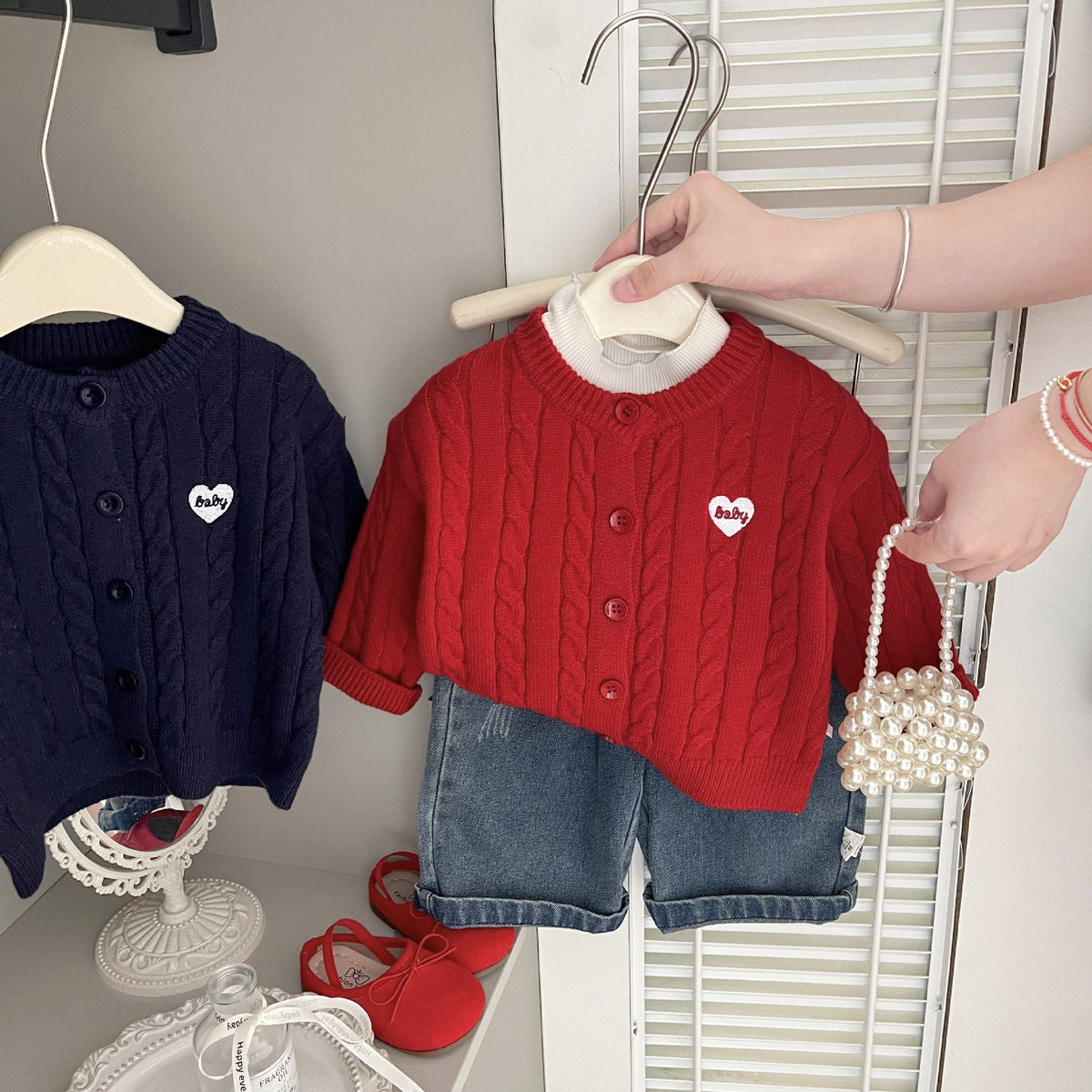 Twist-knit Cardigan Autumn Kids Clothing Outerwear My Store