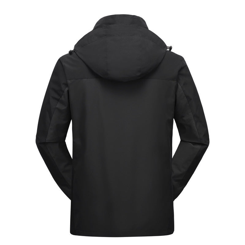 Winter Outdoors Three-in-one Coat Warm-keeping Cotton Clothing Shell Jacket