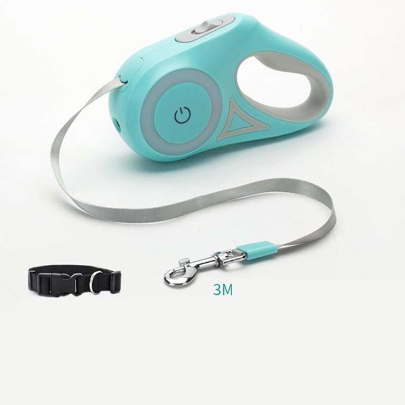 Dog Leash Retractable Leash And Dog Collar Spotlight Automatic Pet Dog Cat Traction Rope For Small Medium Dogs Pet Product My Store