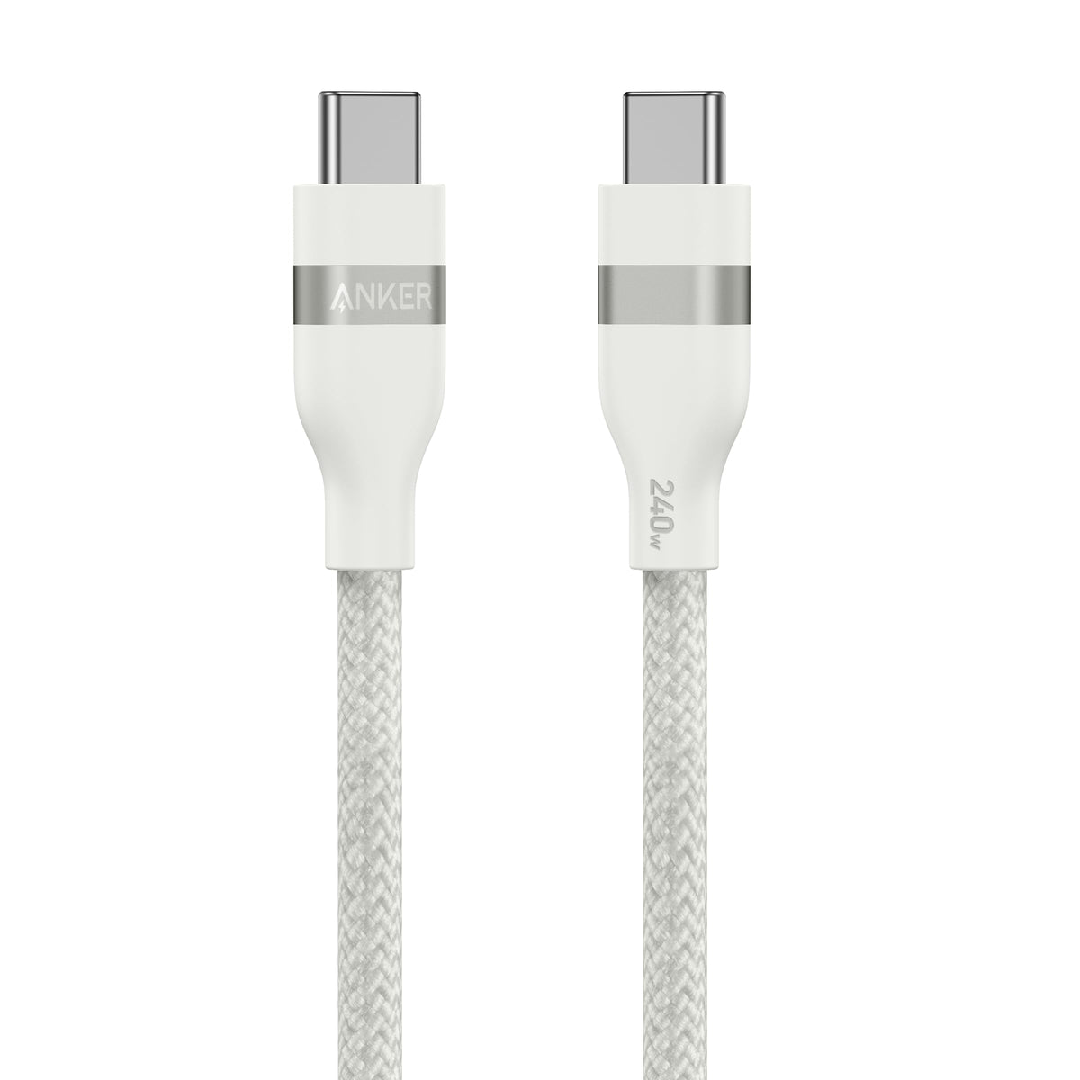 Anker USB-C to USB-C Cable (3 ft / 6 ft, 240W, Upcycled-Braided) Anker