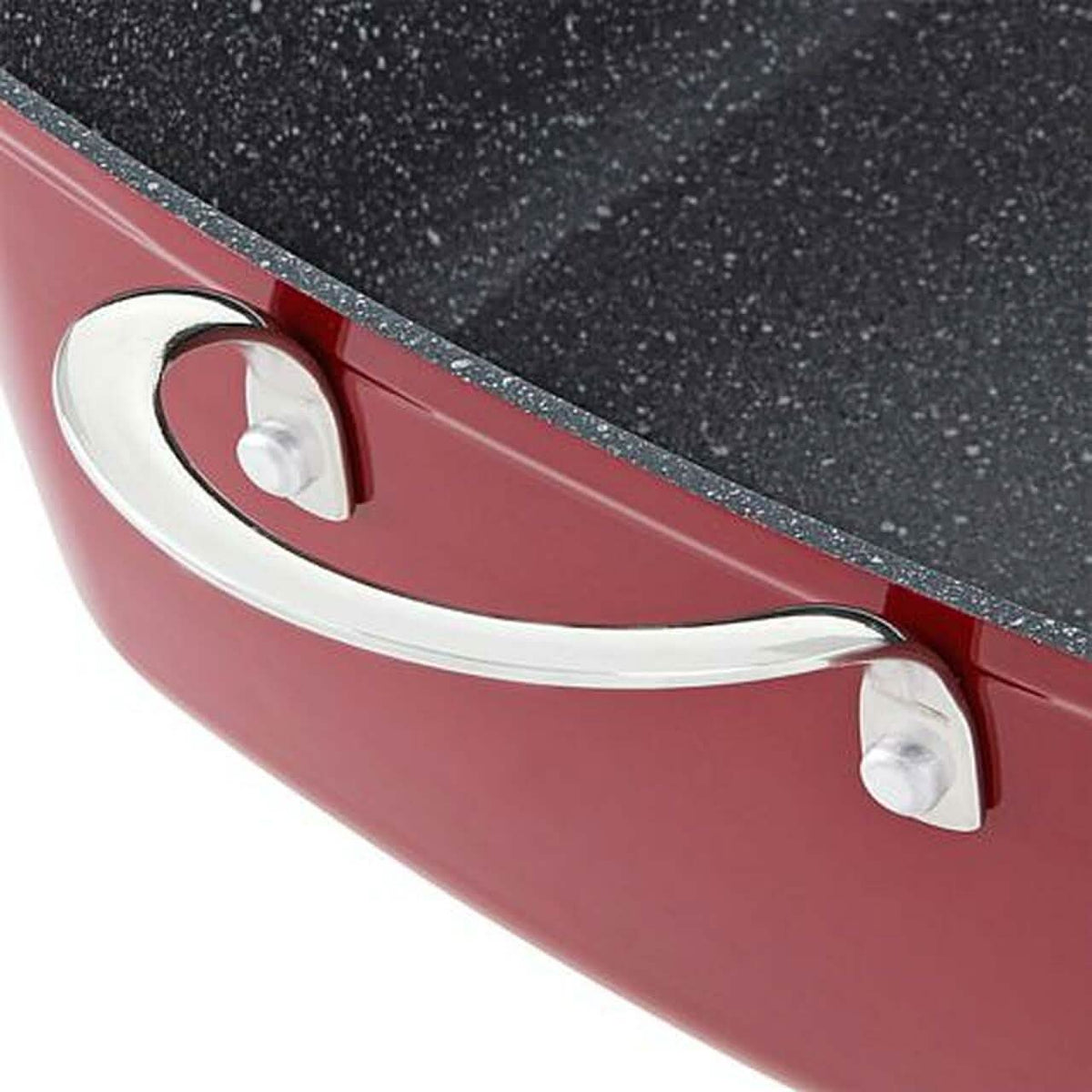 4-Piece: Curtis Stone Dura-Pan Chef Square Saute Set (Refurbished)