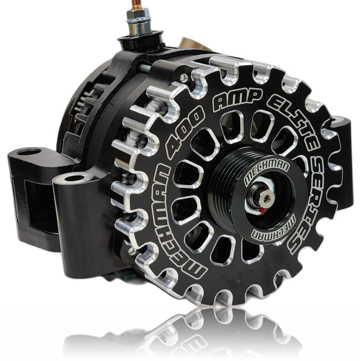 Mechman 400 Amp Billet High Output Alternator 2010-2022 Ford 6.2L Gas