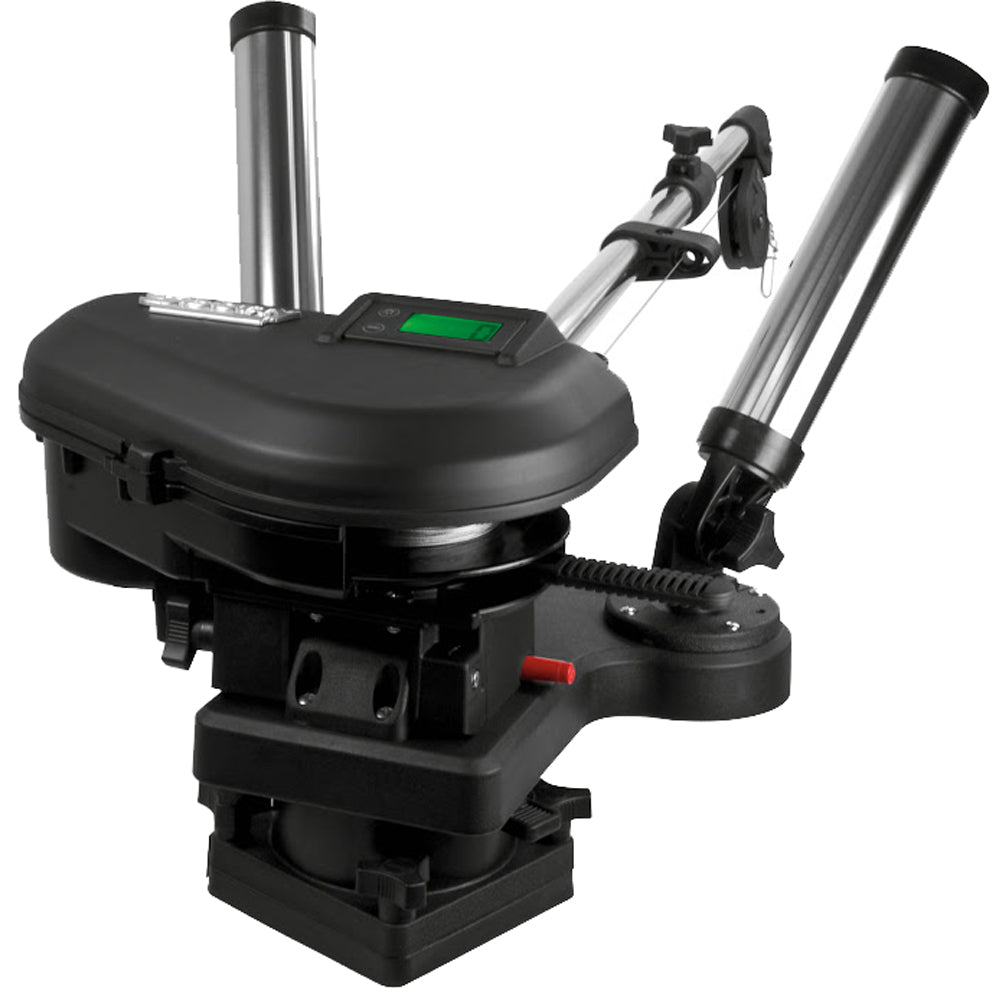 Scotty 2116 HP Depthpower Electric Downrigger 60" SS Telescoping Boom w/Swivel Base - Dual Rod Holder TRAPSKI