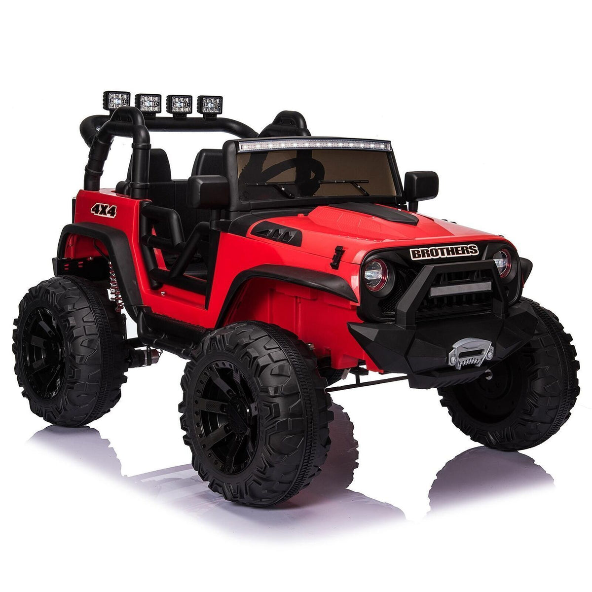 400W 24V Ride-On Truck for Kids with Remote Control and Seat Belts