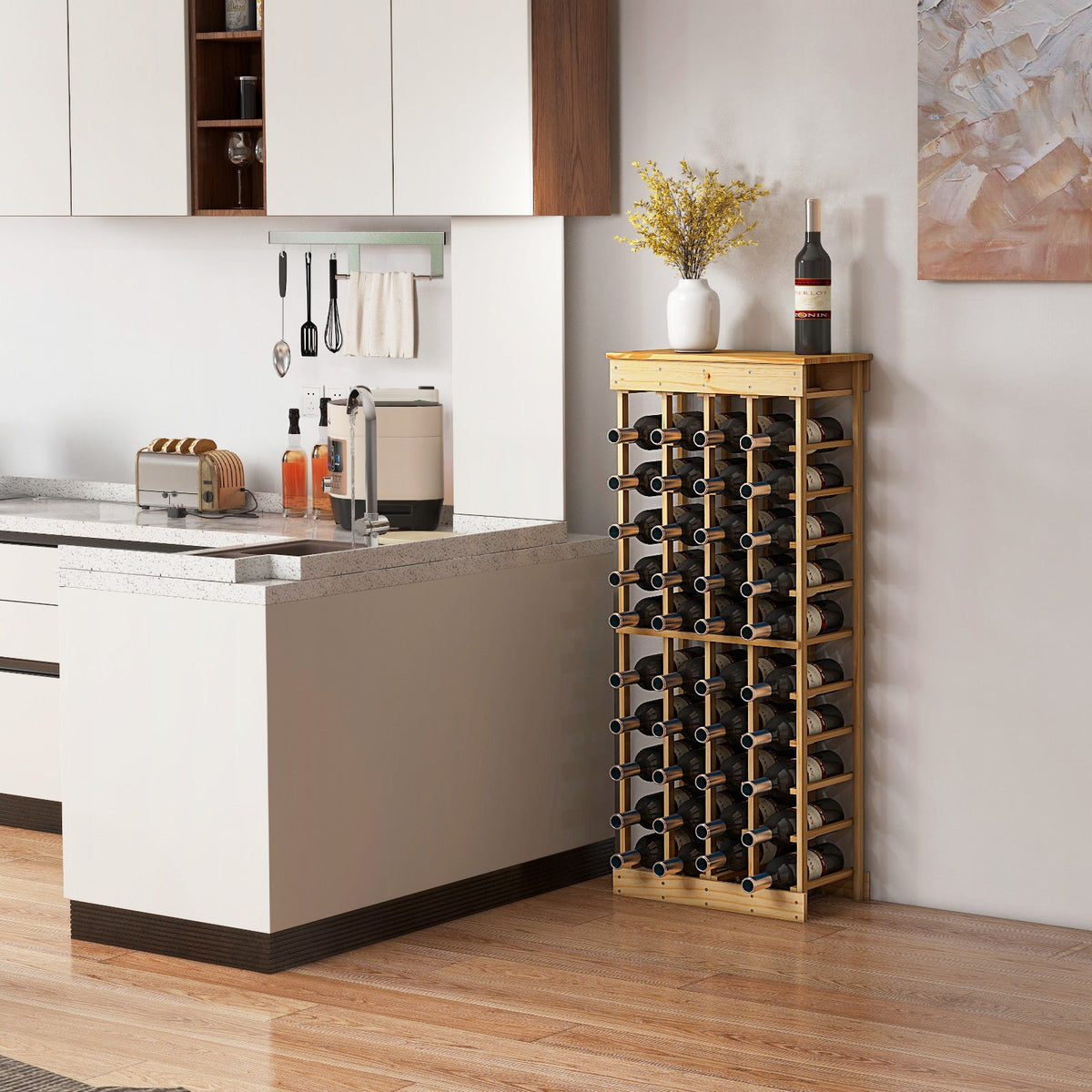 40 Bottles Modular Wine Rack
