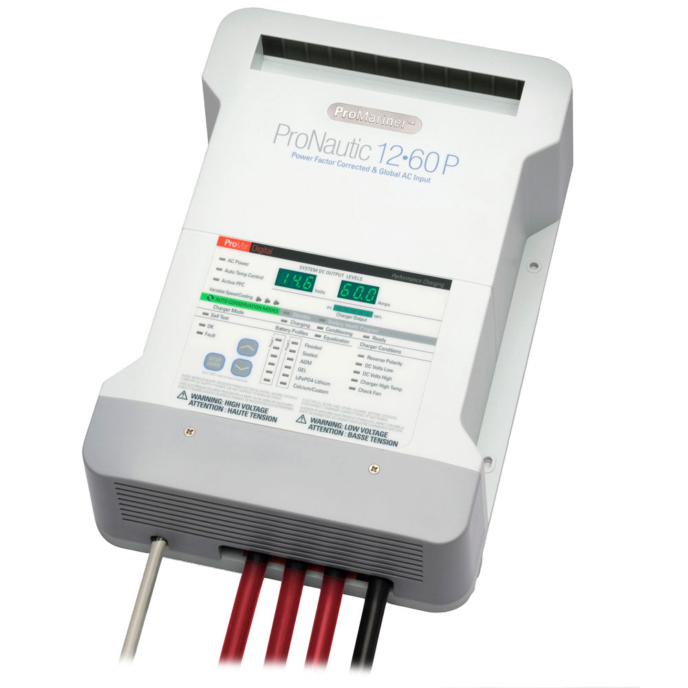ProMariner ProNautic 1260P 60 Amp 3 Bank Battery Charger TRAPSKI