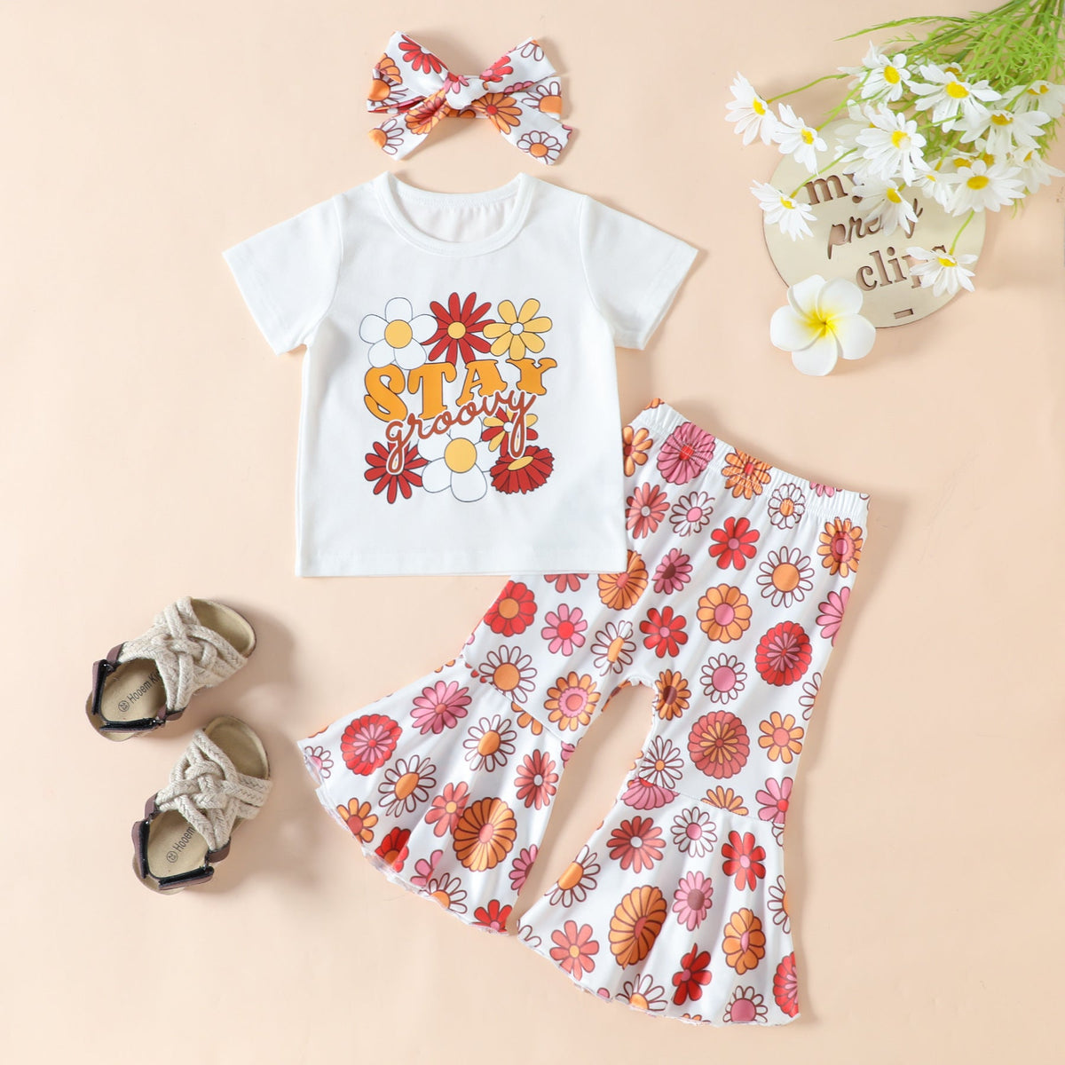 Girls' Clothing Children Letter Print Short-sleeve Sell My Stuff