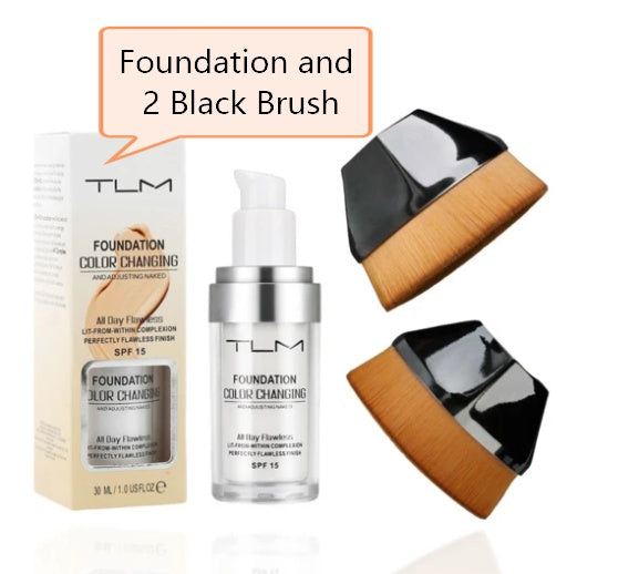 Temperature Liquid Foundation Concealer Portable Natural Color  Makeup Foundation BB Concealer My Store