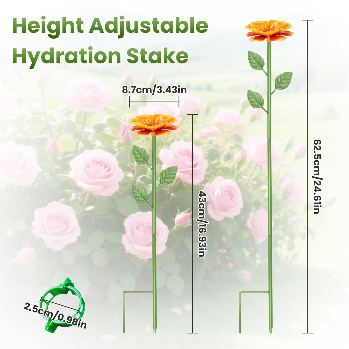 Metal Bee Watering Stations 6-Pack with Anti-Drowning Design GBruno Store