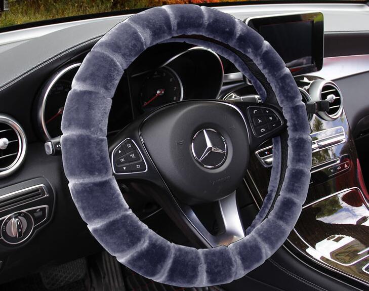 Velvet Plush Winter Steering Wheel Grip