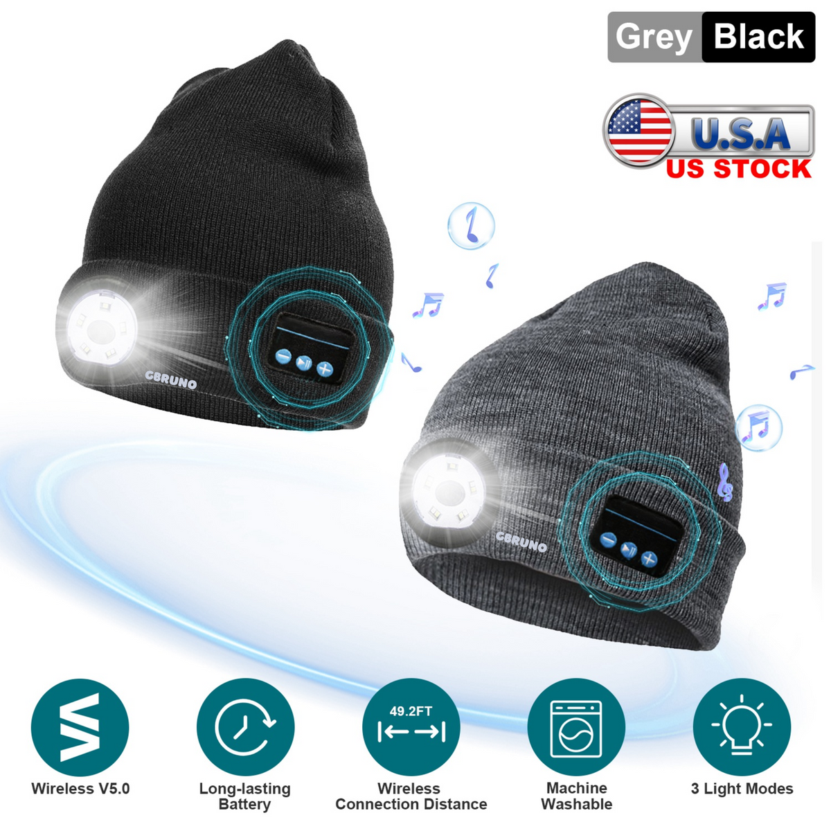 GBruno Wireless Beanie Hat