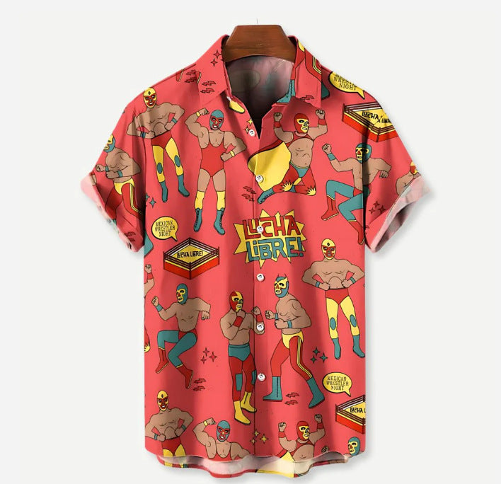 Men's 3D Printed Hawaiian Shirt Summer Vacation