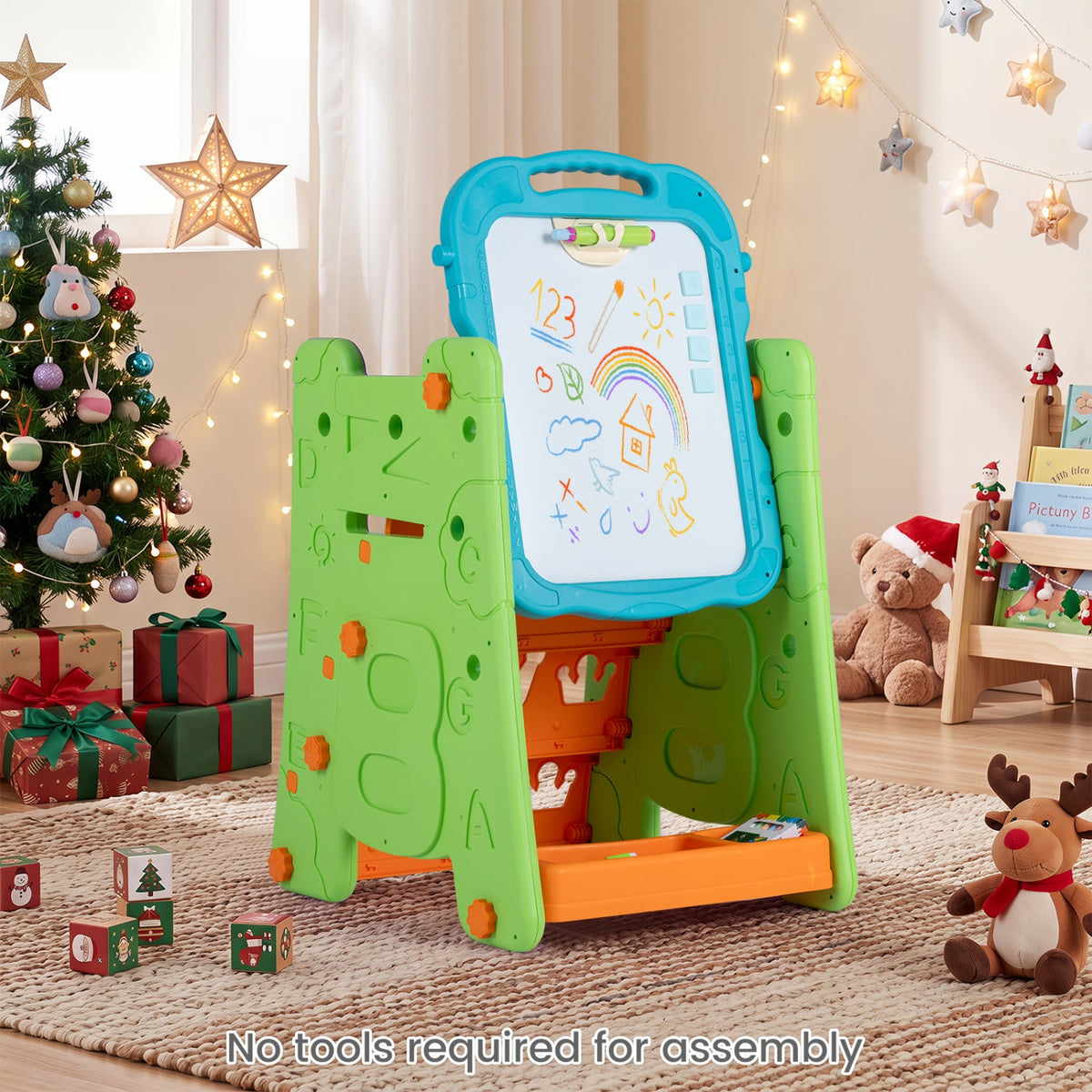 Kids Art Easel 4-in-1 Double Sided Magnetic Board DirectDeals
