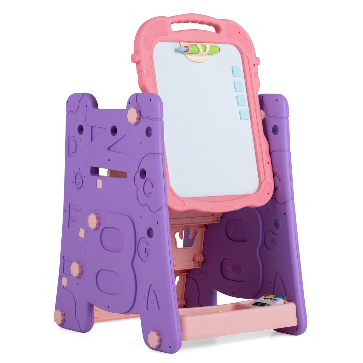 Kids Art Easel 4-in-1 Double Sided Magnetic Board DirectDeals