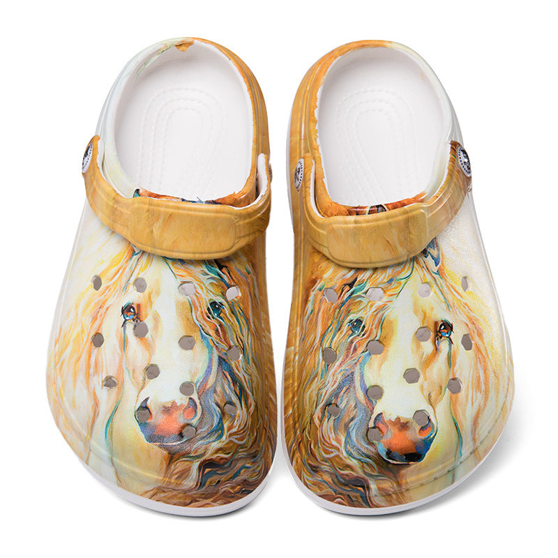 Hollow-out Breathable Garden Beach Sandals for Couples