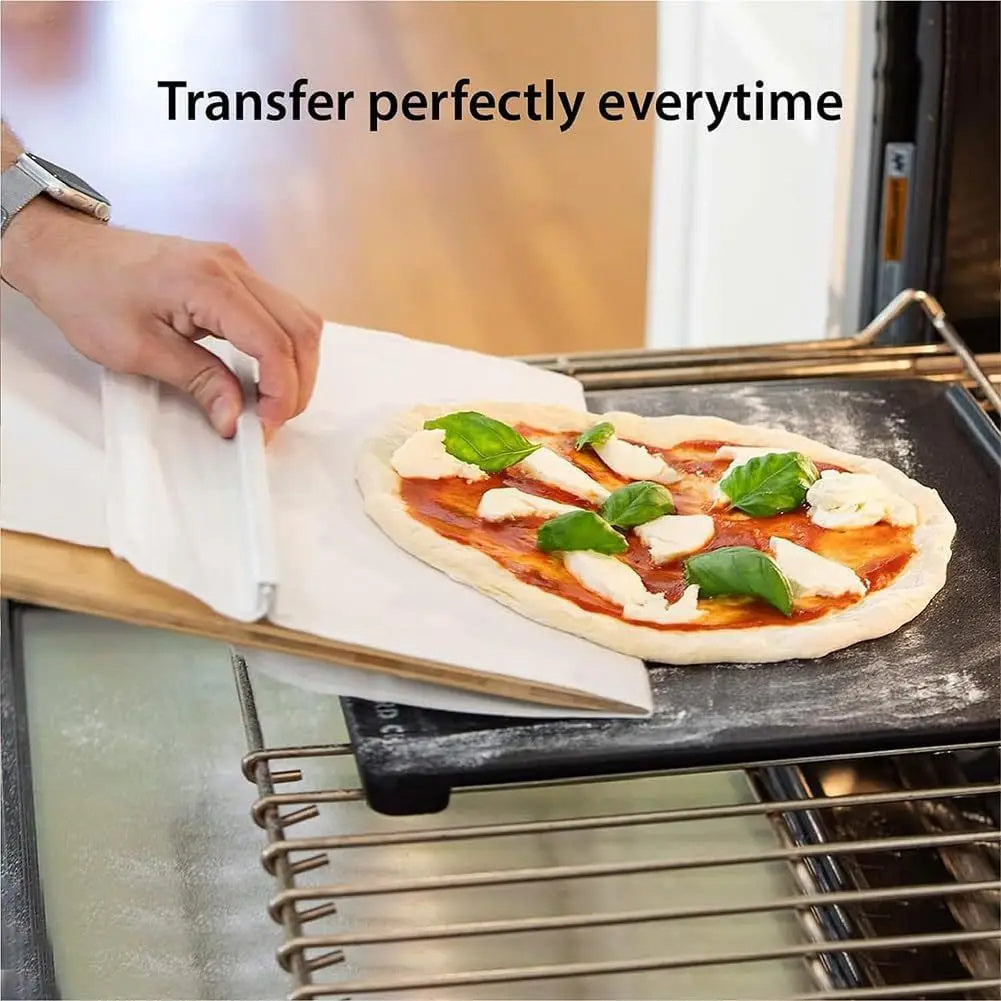 Sliding Pizza Shovel Non-Stick Cutting Board