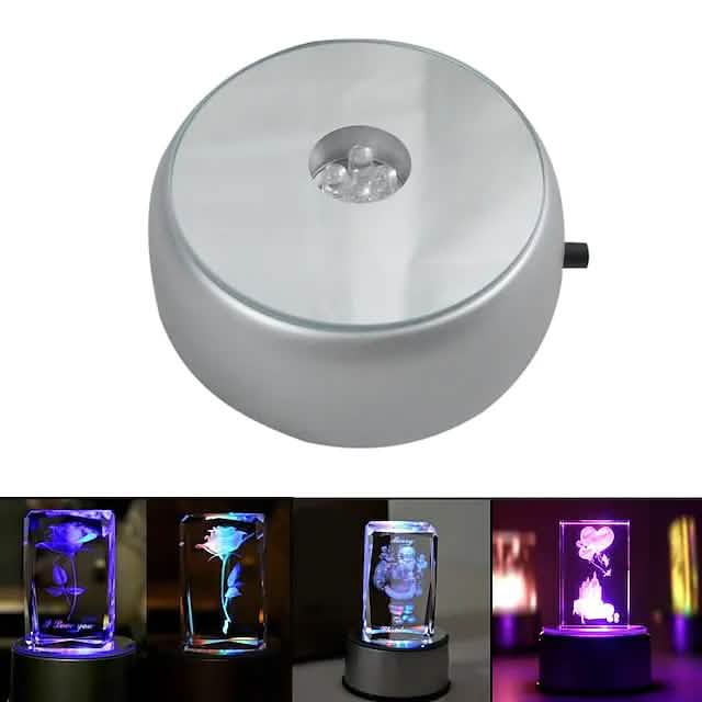 4 LEDs Illuminated Base Lamp