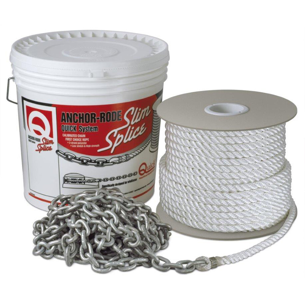 Quick Anchor Rode - 15' of 7mm Chain  200' of 1/2" Rope TRAPSKI