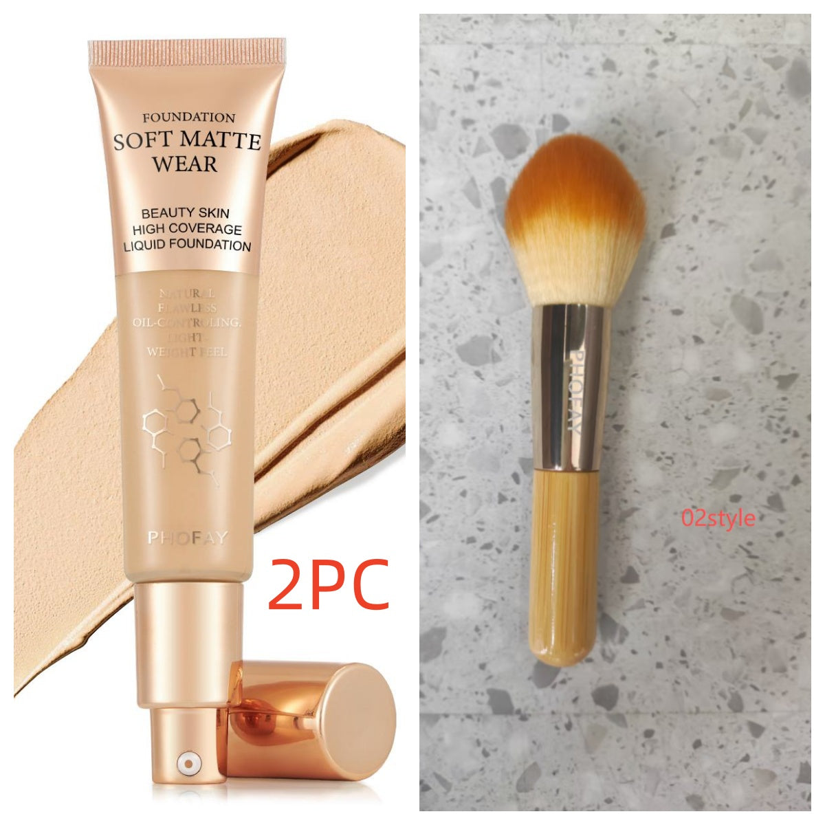 PHOFAY Full Coverage Foundation My Store