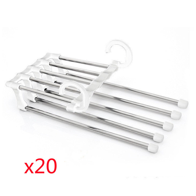 5 In 1 Multi-functional Stainless Steel Clothes Hangers
