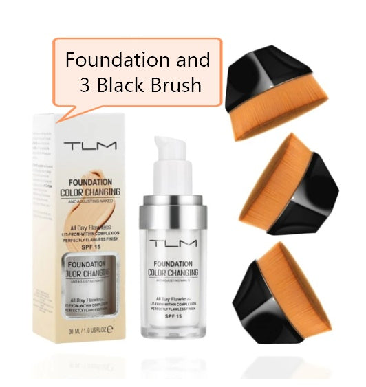 Temperature Liquid Foundation Concealer Portable Natural Color  Makeup Foundation BB Concealer My Store