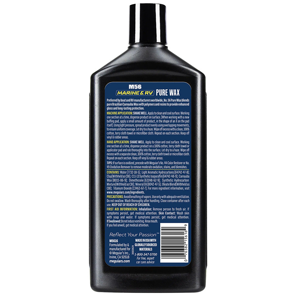 Meguiar's #56 Boat/RV Pure Wax - 16oz TRAPSKI