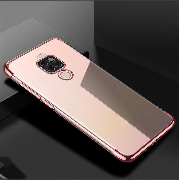Three Section Tpu Transparent Mobile Phone Case