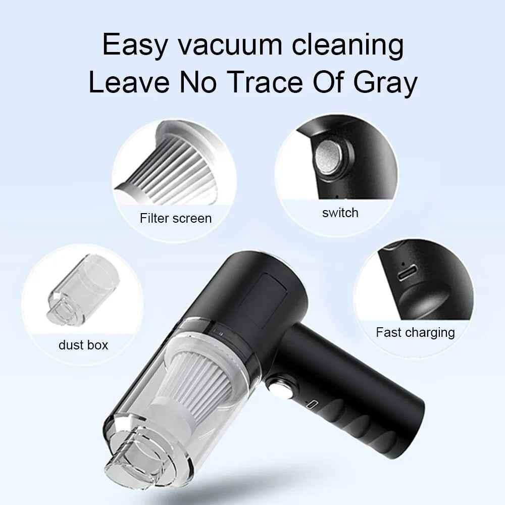 120W Cordless Handheld Vacuum Cleaner Small Mini Portable Car Auto