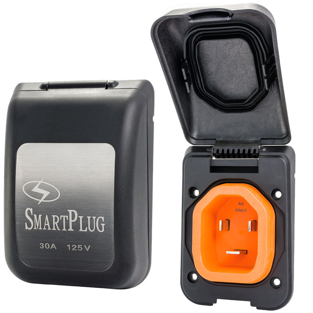 SmartPlug 30 AMP Male Non-Metallic Inlet Cover - Black TRAPSKI
