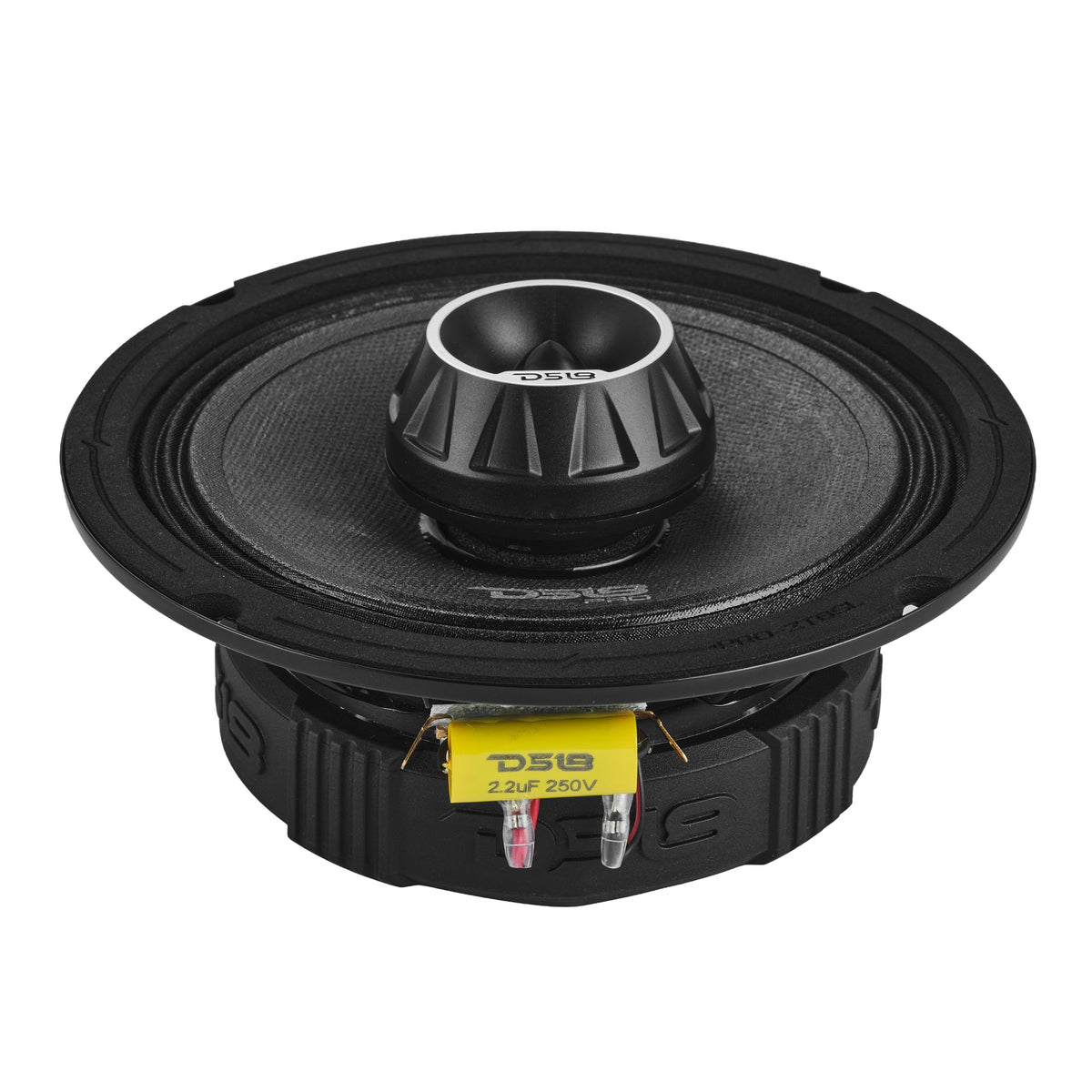 PRO-ZT 6.5” Slim Coaxial Mid-Range Loudspeaker with Water-Resistant Cone Built-in Bullet Tweeter | 200W RMS 4-Ohm DS18