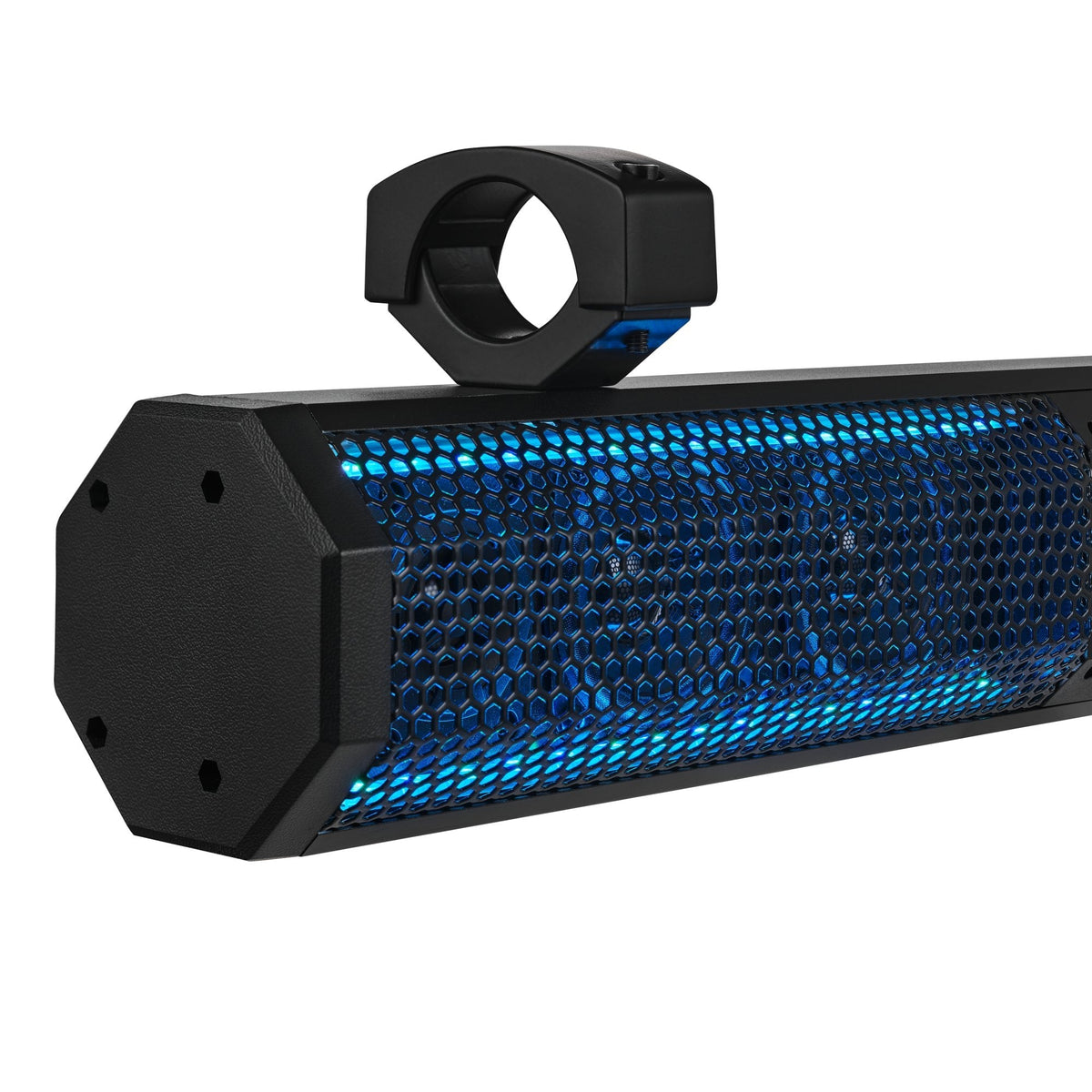 26" Marine Amplified Soundbar with Bluetooth USB & RGB Lighting 6 Speakers 600 Watts DS18