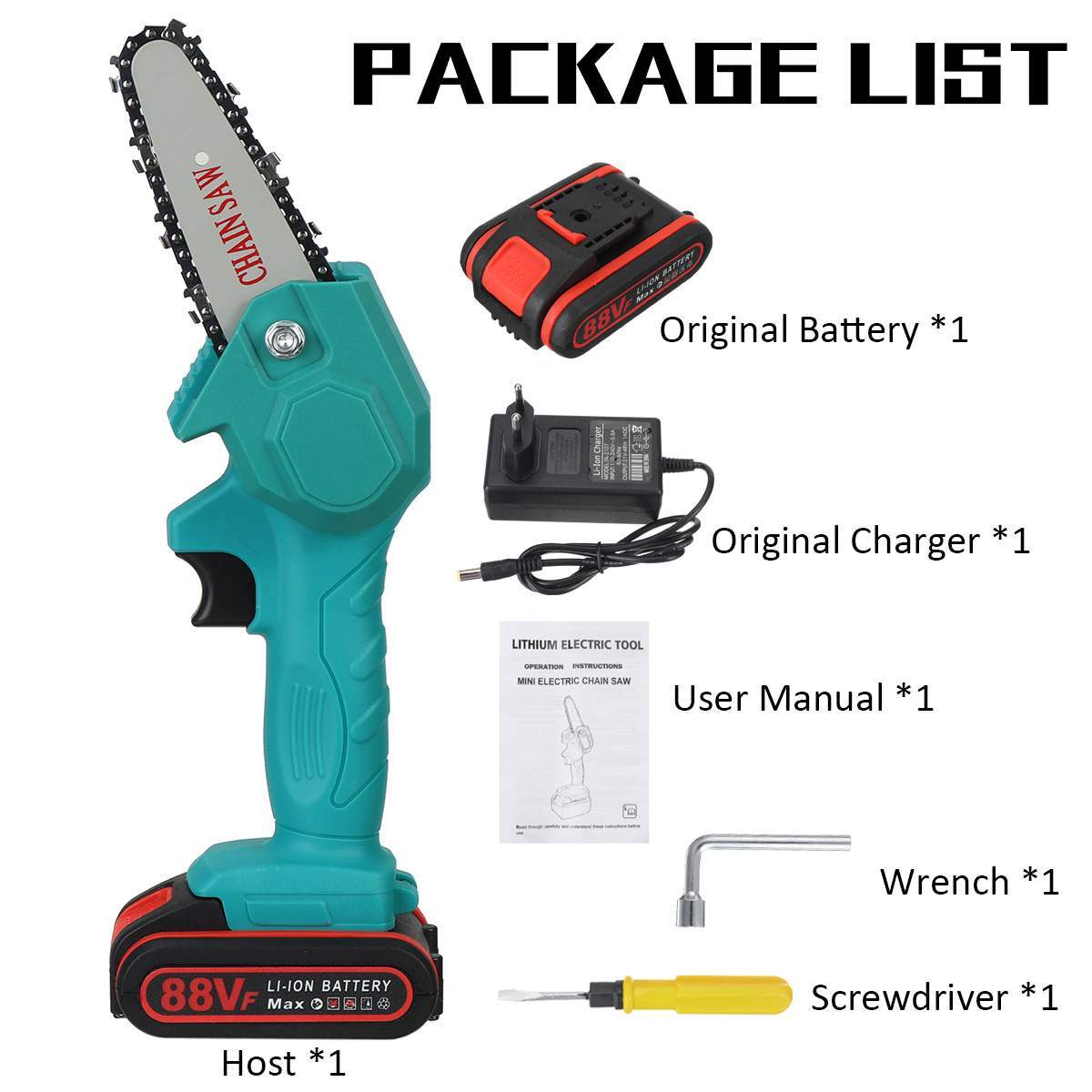 Household Rechargeable Lithium Electric Saw