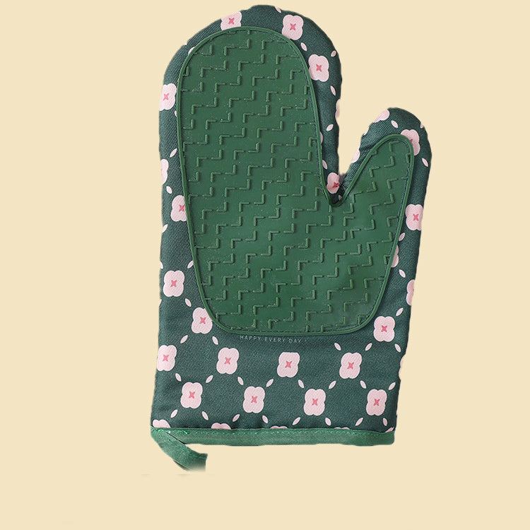 Heat Resistant Oven Mitts Anti-Scalding Gloves