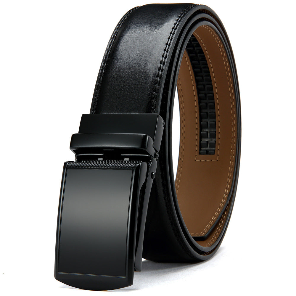 Double-sided Genuine Leather Business Belt