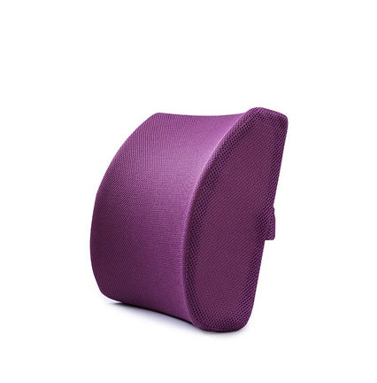 Breathable Ice Mesh Memory Foam Car Waist Cushion