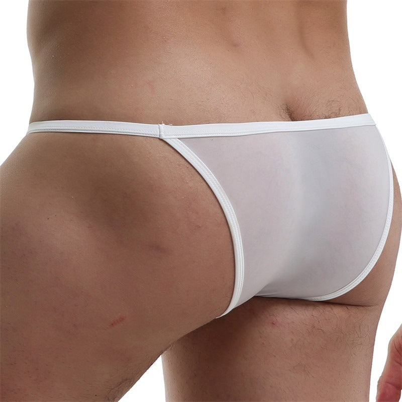 Sexy Men's Hip-exposed Low Waist Panties U Convex