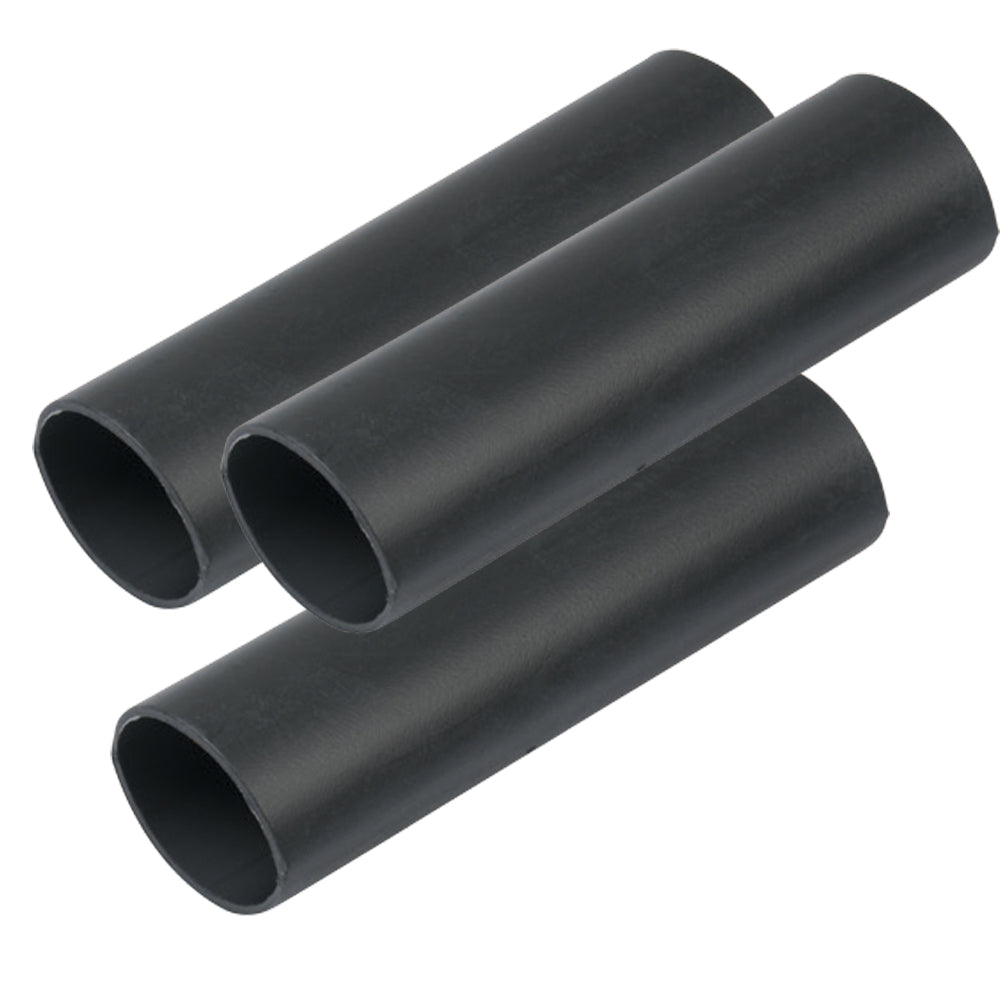 Ancor Heavy Wall Heat Shrink Tubing - 3/4" x 3" - 3-Pack - Black TRAPSKI