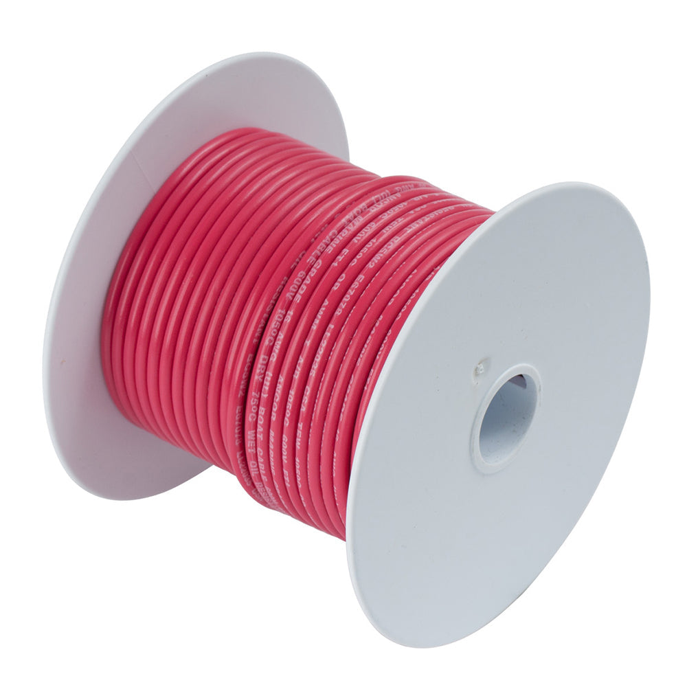 Ancor Red 8 AWG Tinned Copper Wire - 250' TRAPSKI
