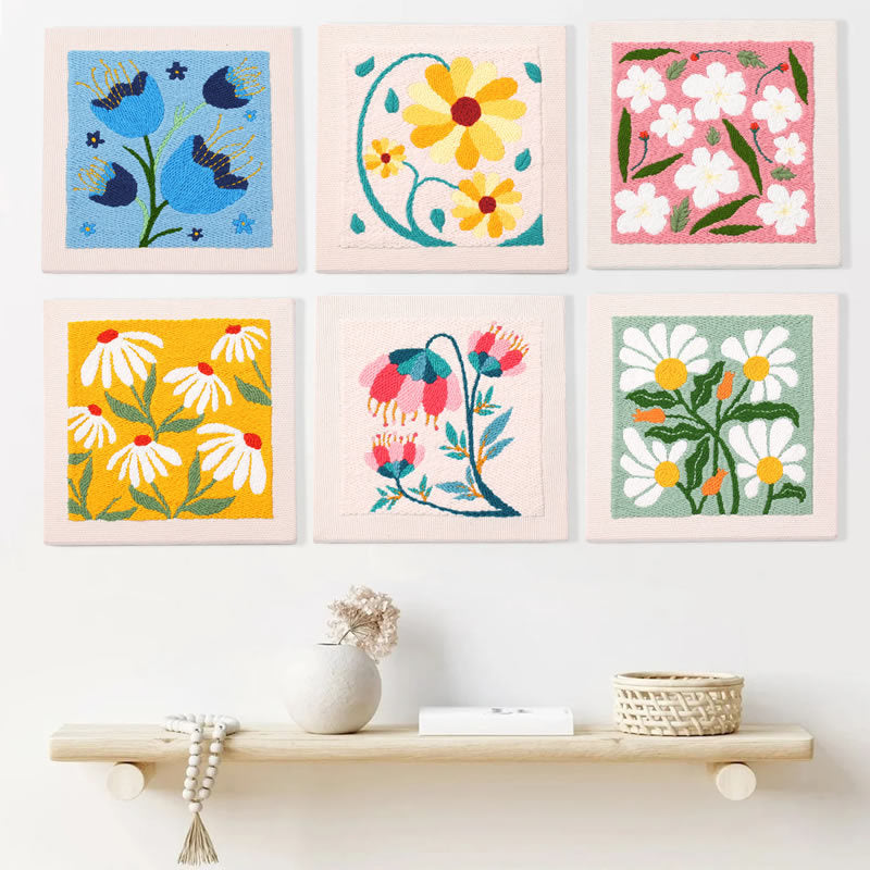 Embroidery Material Package Kit Handmade Diy Photo Frame Hanging Painting My Store