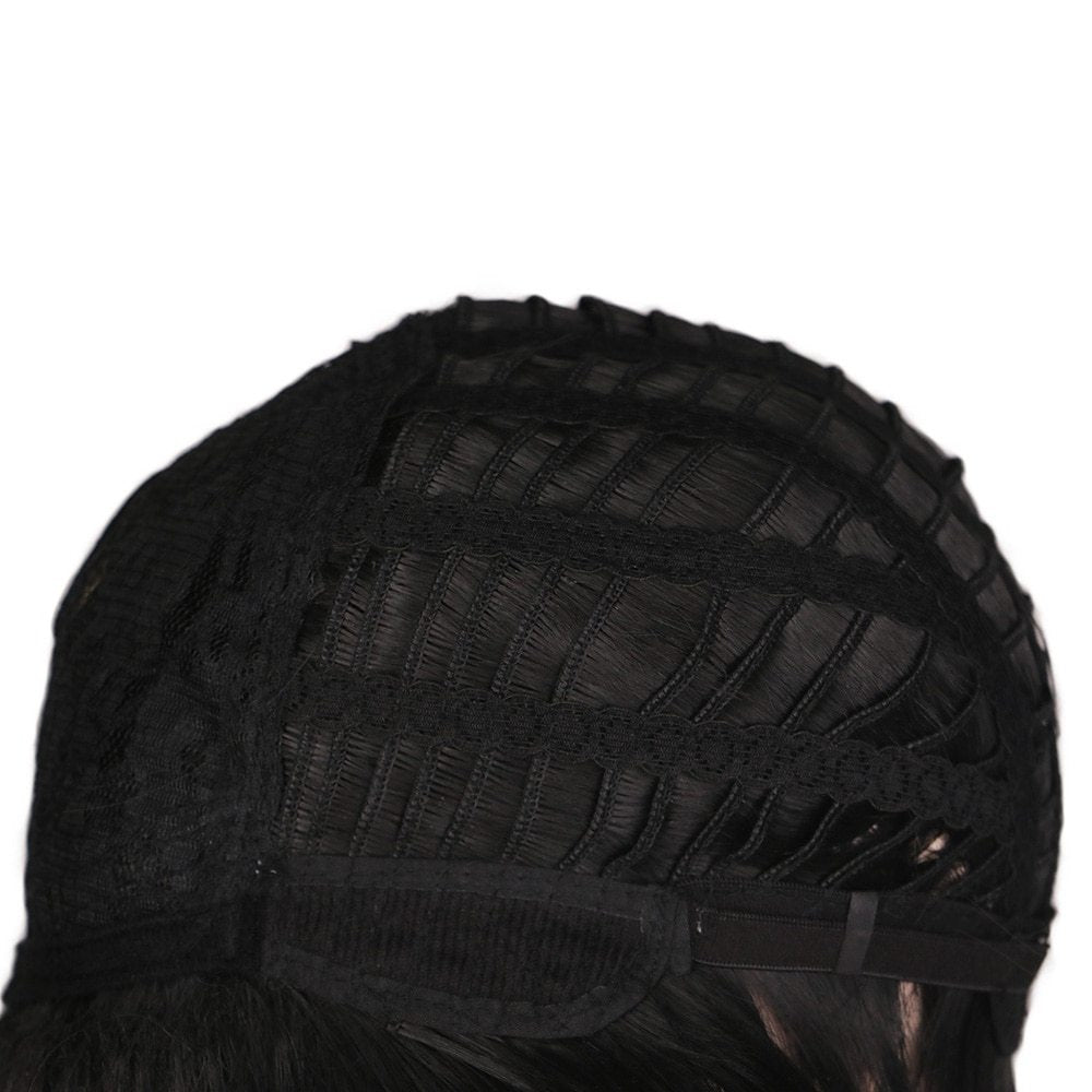 Blonde Brown Short Heat Resistant Natural Hair Wig