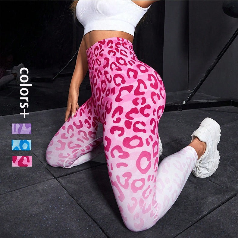 Seamless Cheetah High Waist Yoga Pants